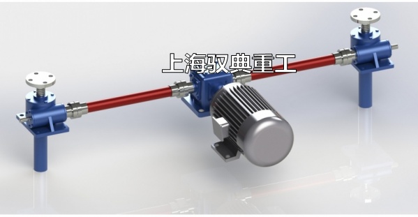 SWL絲桿升降機(jī)平臺，兩臺聯(lián)動布局圖2